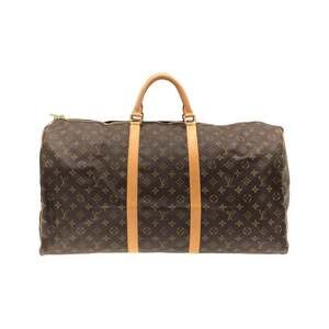 LOUIS VUITTON Brown Monogram Keepall 60 Boston Bag